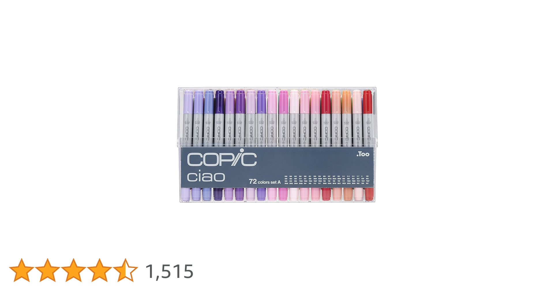 Amazon.co.jp: Too コピック チャオ 72色 Aセット : 文房具・オフィス用品